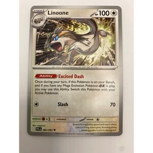 Pokemon Linoone Gray Primal Clash 082/094 Uncommon Stage 1 Card Trading Gaming